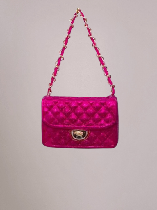 Vondels Kerstbal Handtas Roze