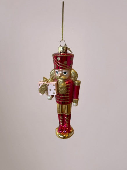 Vondels Kerstbal Notenkraker Rood
