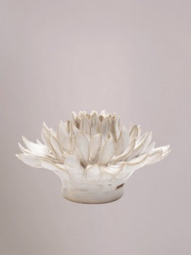 Chive Keramische Bloem Ivory Spider Mum