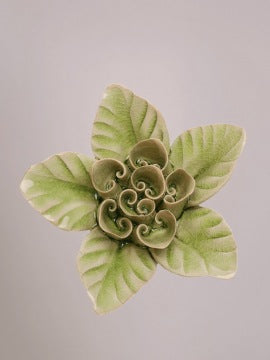 Chive Keramische Bloem Peridot Green Maiden Lotus
