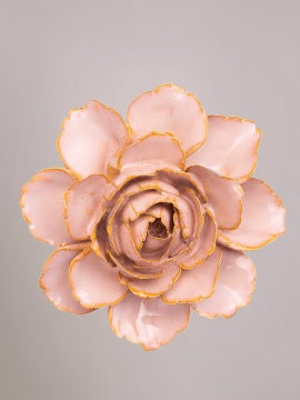 Chive Keramische Bloem Rose Pink Camellia