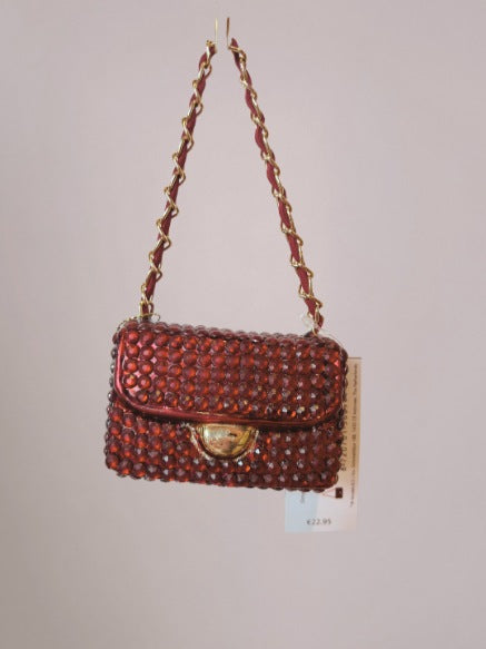 Vondels Kerstbal Handtas Rood
