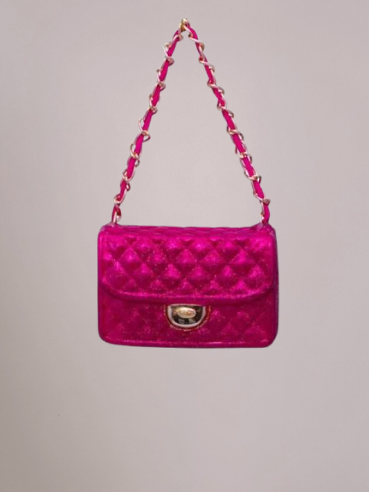 Vondels Kerstbal Handtas Roze