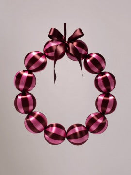 Vondels Krans Burgundy Roze