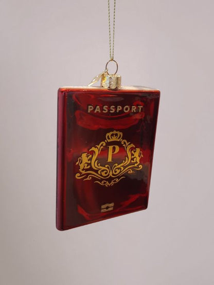 Vondels Kerstbal Rood Paspoort
