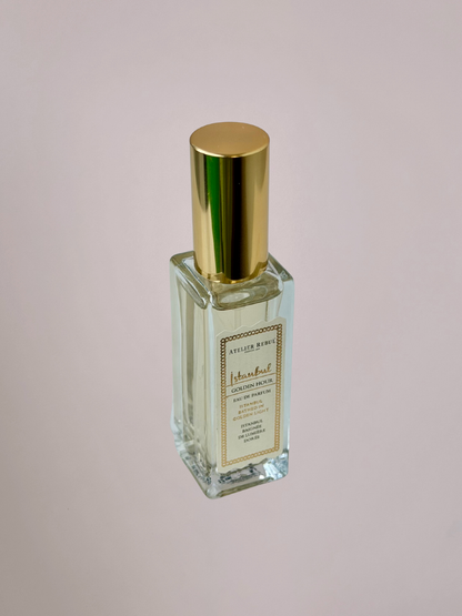 Atelier Rebul Golden Hour parfum 12 ml in compact elegant flesje voor onderweg