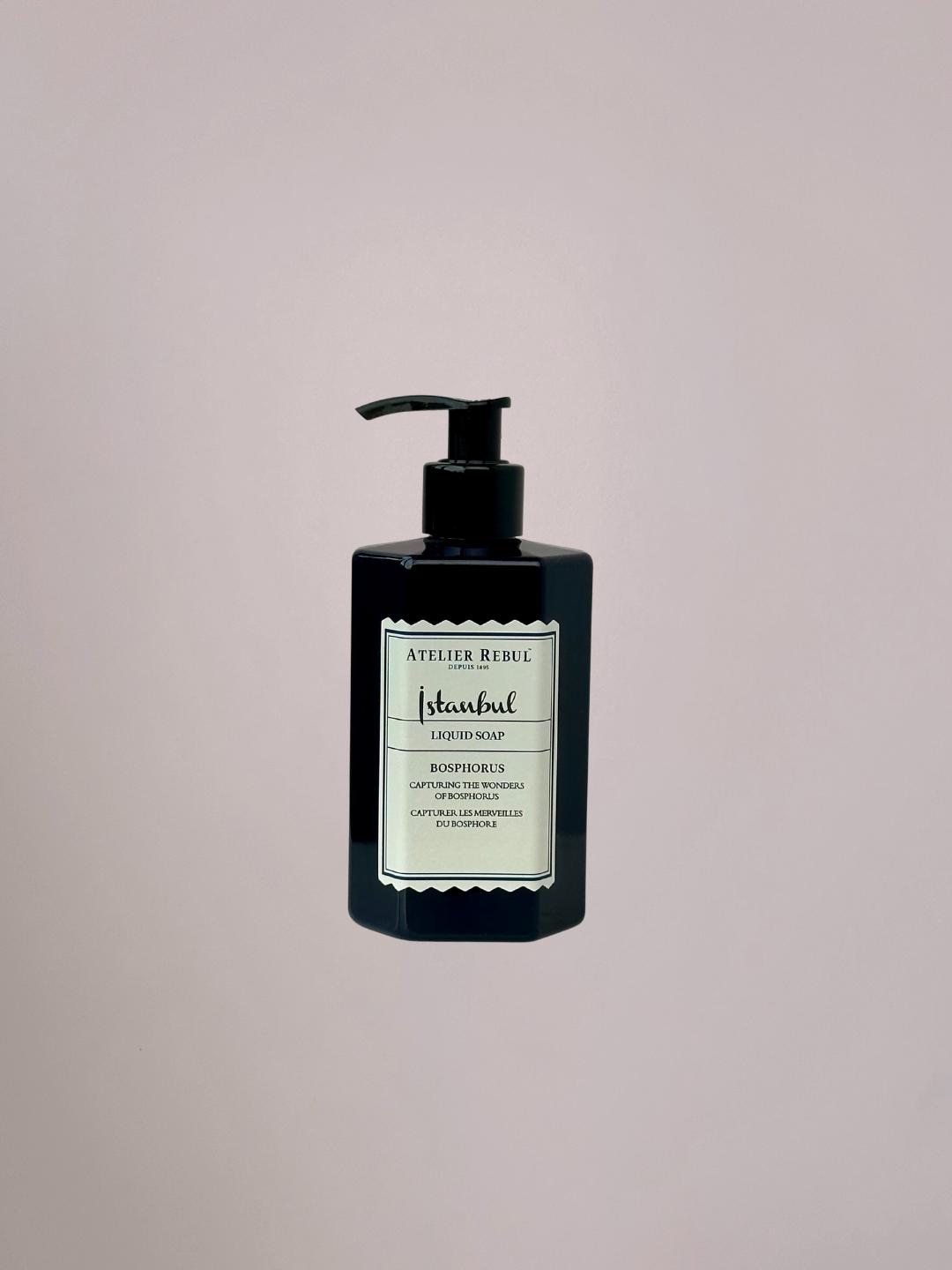 Atelier Rebul Handzeep Bosphorus in stijlvol flesje met handzeep pompje
