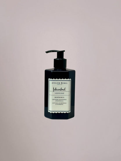 Atelier Rebul Handzeep Bosphorus in stijlvol flesje met handzeep pompje