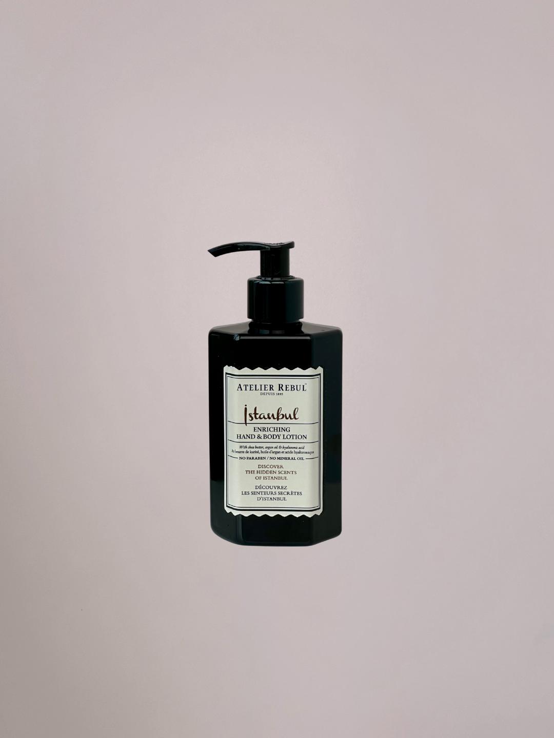 Atelier Rebul Istanbul body lotion, verzorgende formule voor handen en lichaam