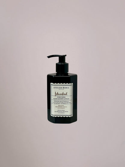 Atelier Rebul Istanbul body lotion, verzorgende formule voor handen en lichaam