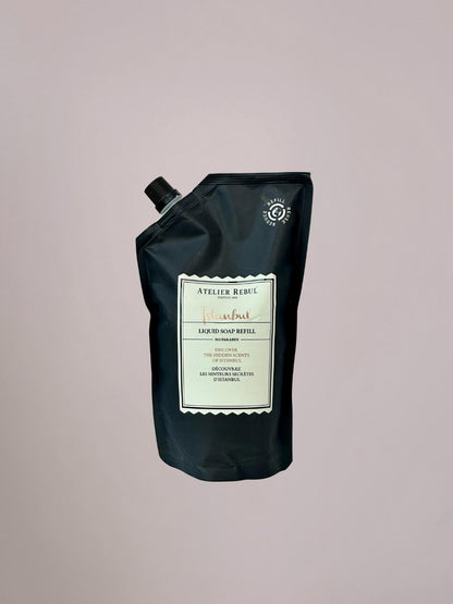 Atelier Rebul Istanbul navulling handzeep, luxe navulzak van 500 ml voor vloeibare handzeep
