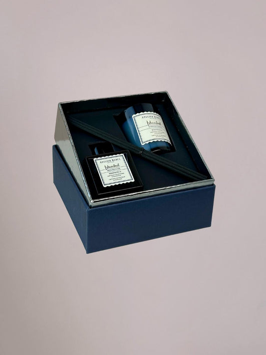 Atelier Rebul Istanbul Bosphorus cadeauset heren met geurstokjes en kaars