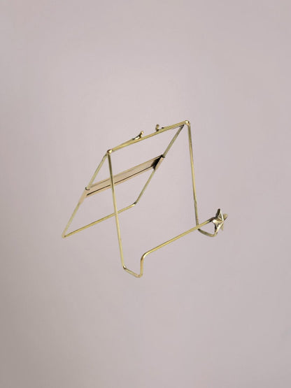 Golden Stand Star messing tegelhouder met sterdetail