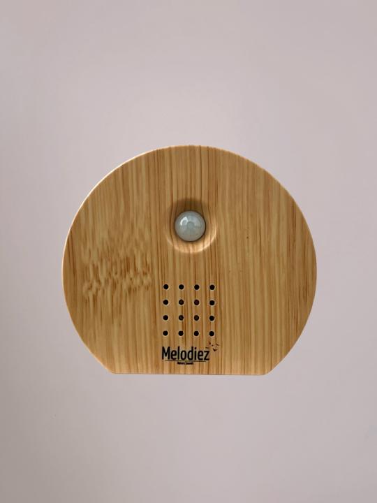 Muziekdoosje licht hout met vogelgeluiden en natuurgeluiden voor in huis.