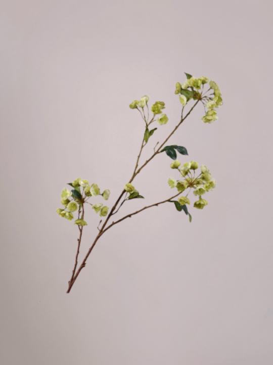 Silk-ka Helleborus tak groen 100 cm met levensechte bloemen voor een 