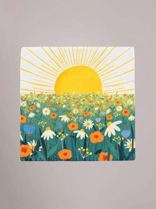 StoryTiles tegel The Sun Will Shine On You met zon illustratie als positief tegeltje zon