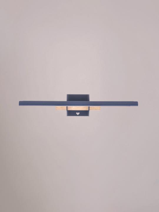 Donkerblauwe wandplank medium van Studio Mippe, luxe en modern.