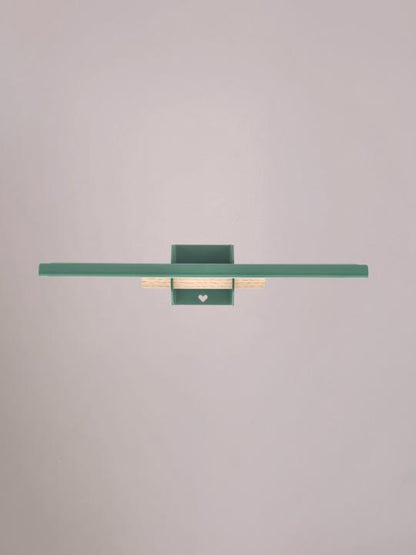 Groene wandplank medium van Studio Mippe, fris en natuurlijk.