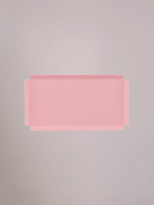 Roze wandplank tray van Studio Mippe voor vrolijke muurdecoratie.